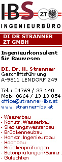 Ingenieurbüro Kärnten - DI Dr. Stranner Ingenieurkonsulent für Bauwesen Spittal - Ziviltechniker Villach - Zivilingenieur Österreich