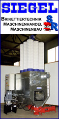 Siegel Brikettiermaschinen - Brikettierpresse, Palettieranlage, Holzschlichtanlage, Brennholz, Spaltautomat, Holzspalter - Kärnten, Österreich